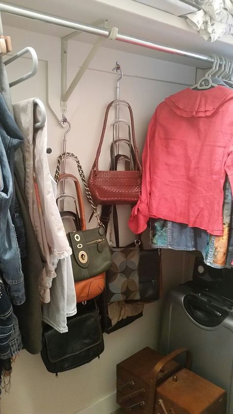 s the best organizing ideas of 2015 that you should do this year too, organizing, Storing Stuff on the Back Closet Wall