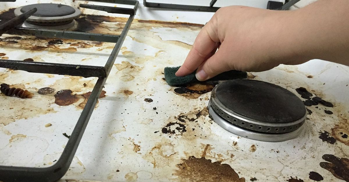 How To Clean A Dirty Stovetop Hometalk