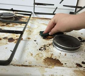 what are the top ways to clean a dirty stovetop
