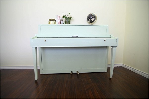 i painted my piano mint and it was easy, chalk paint, painted furniture