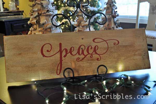 diy christmas letreros de madera personalizados