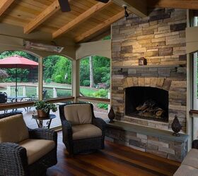 screened porch fulfills couple s desires, architecture, outdoor living, porches