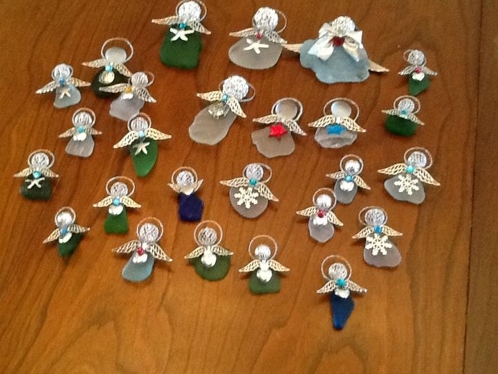 what is the best kind of glue to use for gluing glass to glass, Sea Glass Angels