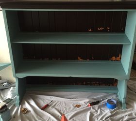 a hutch for my nook, chalk paint, painted furniture