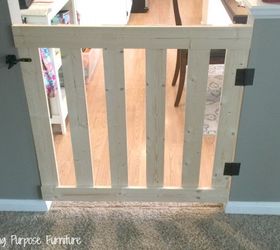 10 minute diy baby pet gate, diy, fences, painted furniture, woodworking projects
