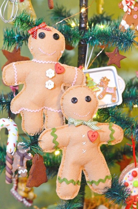s 23 easy christmas ideas for the last minute, christmas decorations, seasonal holiday decor, Make gingerbread people for your tree