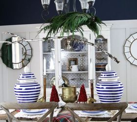 s 23 easy christmas ideas for the last minute, christmas decorations, seasonal holiday decor, Hang a branch over your table