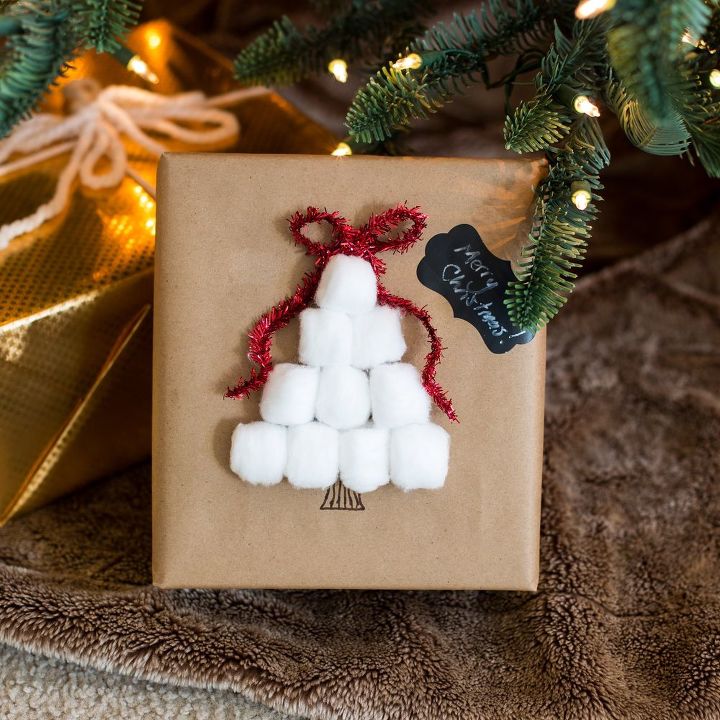 23 ideas navideas fciles para el ltimo minuto, Haz que tus regalos sean festivos y nevados
