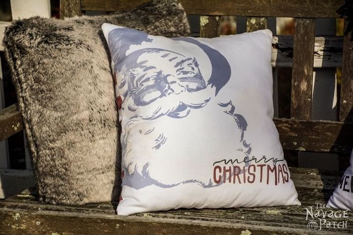 christmas pillows tutorial, christmas decorations, crafts, seasonal holiday decor, reupholster