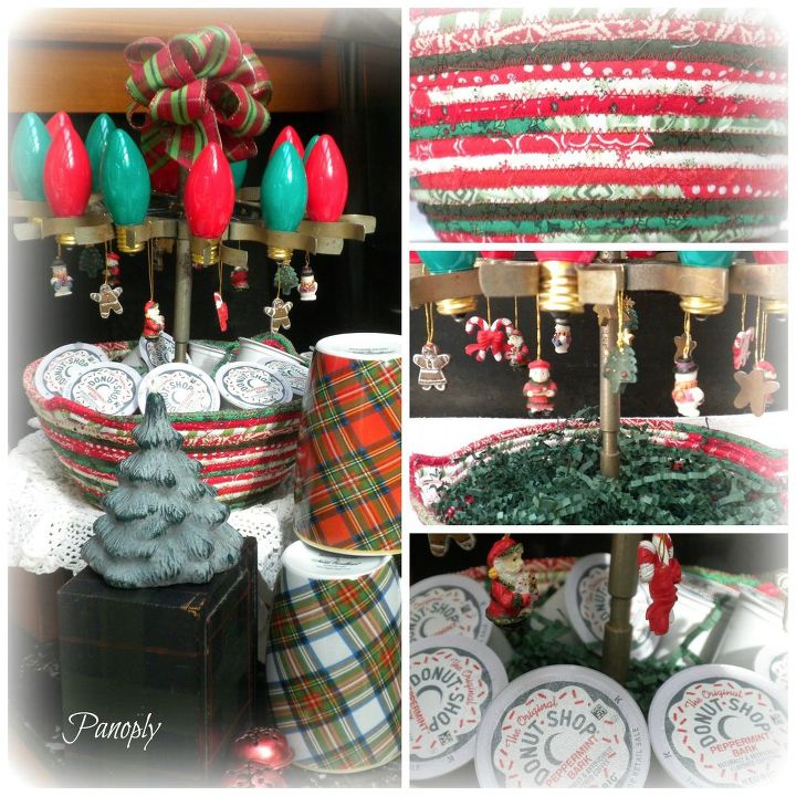 chirstmas holidy hot drink stand, christmas decorations, seasonal holiday decor, A Drink Stand Made From A Stamp Holder