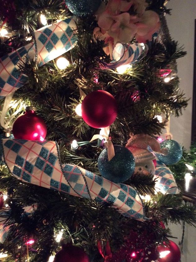 christmas tree ribbon, christmas decorations, seasonal holiday decor