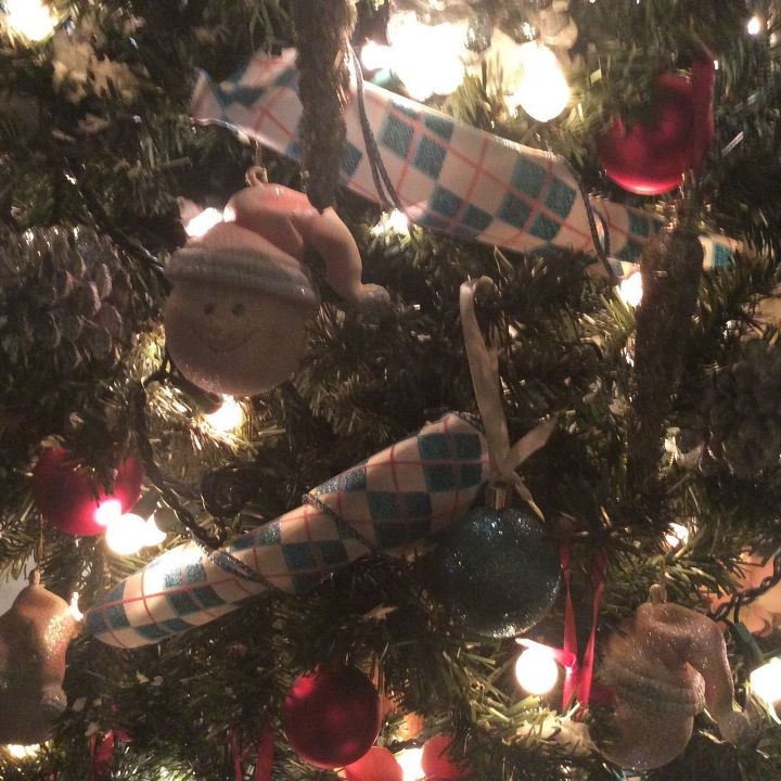 christmas tree ribbon, christmas decorations, seasonal holiday decor