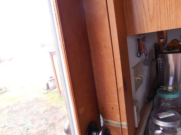 Stopping Draft In Patio Door Hometalk, How To Stop A Drafty Sliding Door