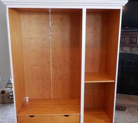 reclaimed pine cabinet into a cleaning station for master suite, chalk paint, organizing, painted furniture, storage ideas, woodworking projects