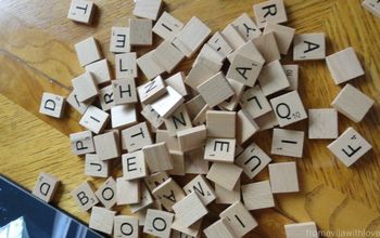  Moldura de Arte de Scrabble de Natal - Projeto Divertido e Fácil