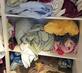 linen closet organization hack, closet, laundry rooms, organizing