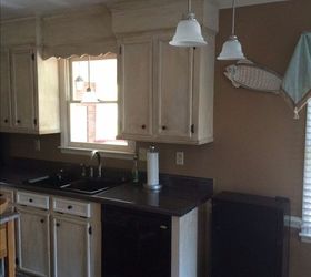 finally remodeled kitchen the way we wanted, home improvement, kitchen cabinets, kitchen design, lighting, Pendant lighting over sink