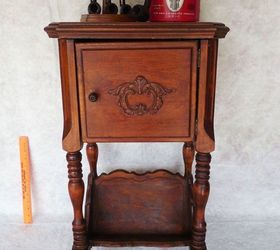 great grandfathers humidor smoke stand from early 1900 s