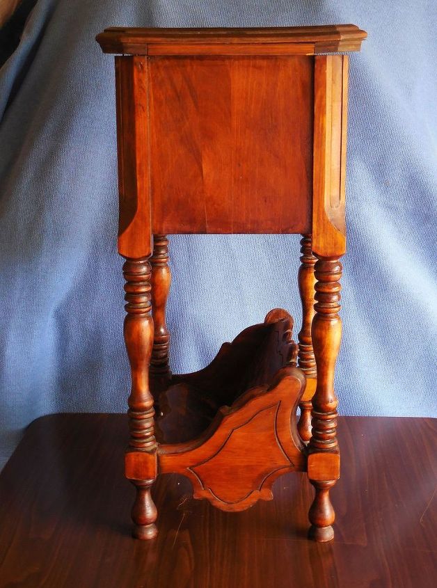 great grandfathers humidor smoke stand from early 1900 s, The wood is much darker then this shows I lightened the photo so that you could see the wood grain