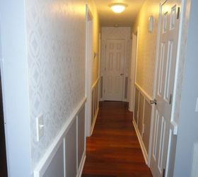 Boring White Hallway Made a Little More Interesting Hometalk