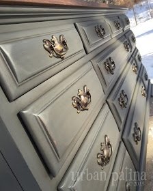 empire dresser makeover, painted furniture