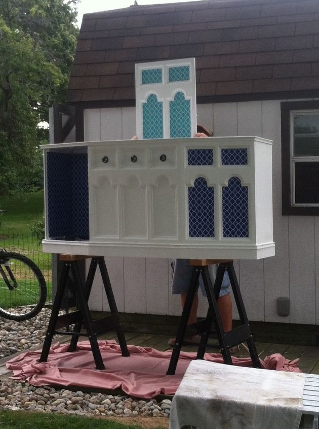 little girls dream kitchen repurpose upcycle, diy, painted furniture, repurposing upcycling