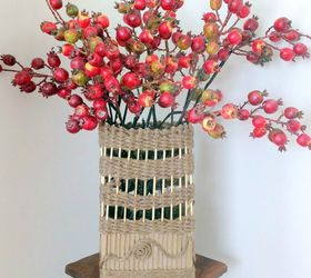 s 15 brilliant ways to reuse your empty cardboard boxes, home decor, repurposing upcycling, Wrap It in Jute Make a Vase