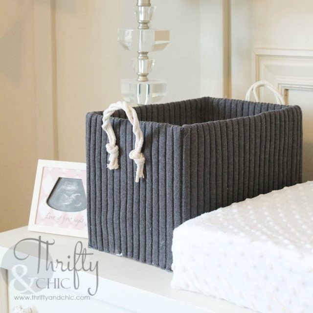 s 15 brilliant ways to reuse your empty cardboard boxes, home decor, repurposing upcycling, Cover It in an Old Sweater for a Cozy Look