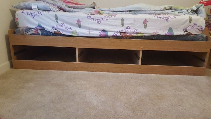 how to transform broken storage bed