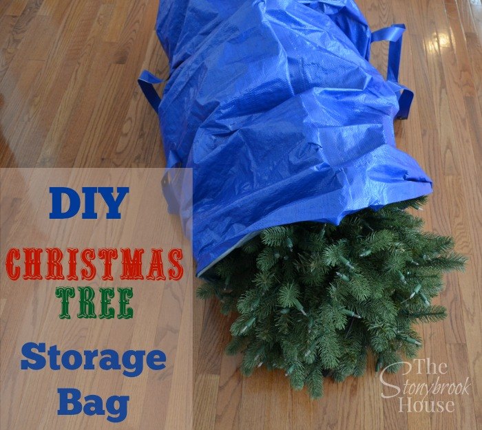 how to make a christmas tree storage bag, christmas decorations, how to, organizing, seasonal holiday decor, storage ideas