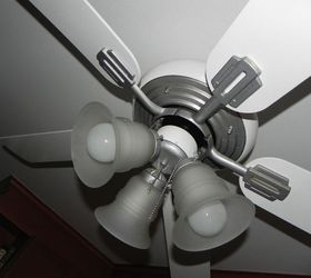 Update An Old Ceiling Fan With Spray Paint Hometalk