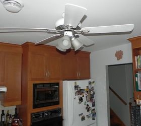 update an old ceiling fan with spray paint, diy, painting, wall decor