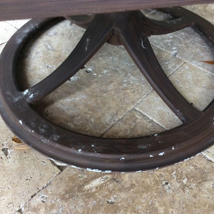pitted outdoor furniture any ideas, This rocker is the worst Help