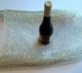 wrapped party wine bottles, crafts