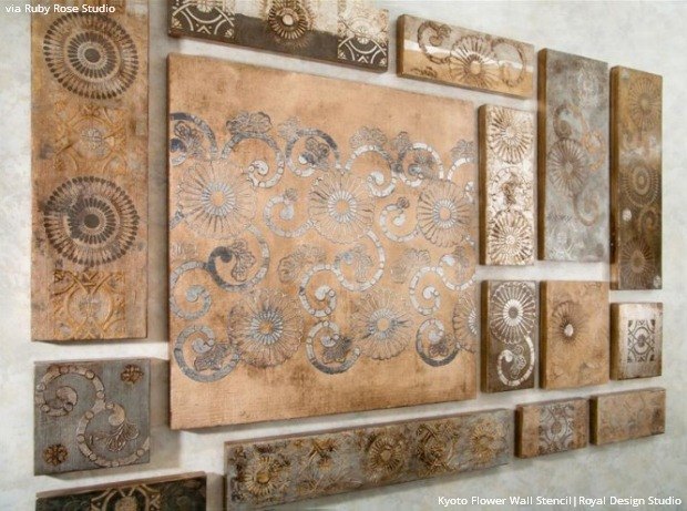 Captivating Wall Stencil Wall Art Ideas Hometalk