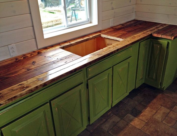 rustic kitchenette made from various peices of furniture | hometalk