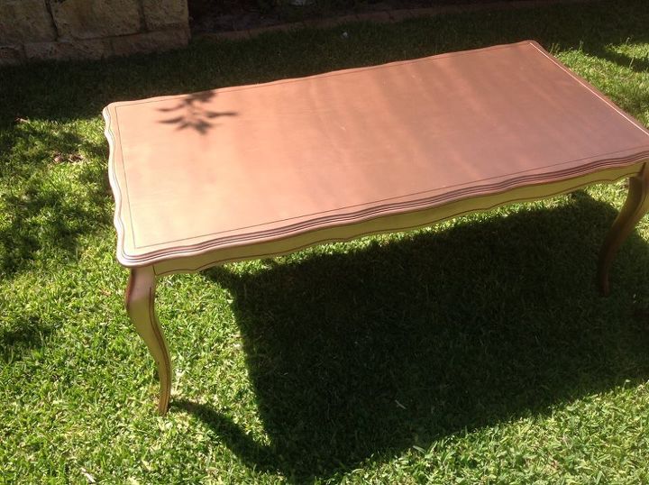 faux azul copper table top tutorial