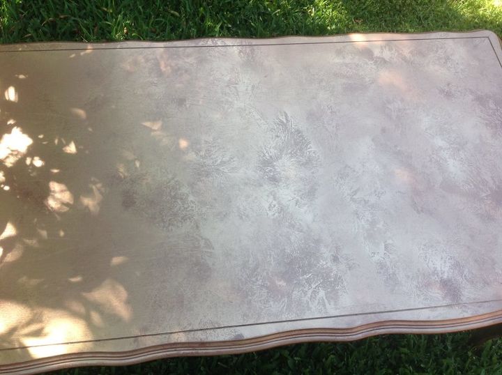 faux azul copper table top tutorial