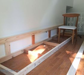 built in banquette tutorial, diy, how to, reupholster, wall decor, woodworking projects