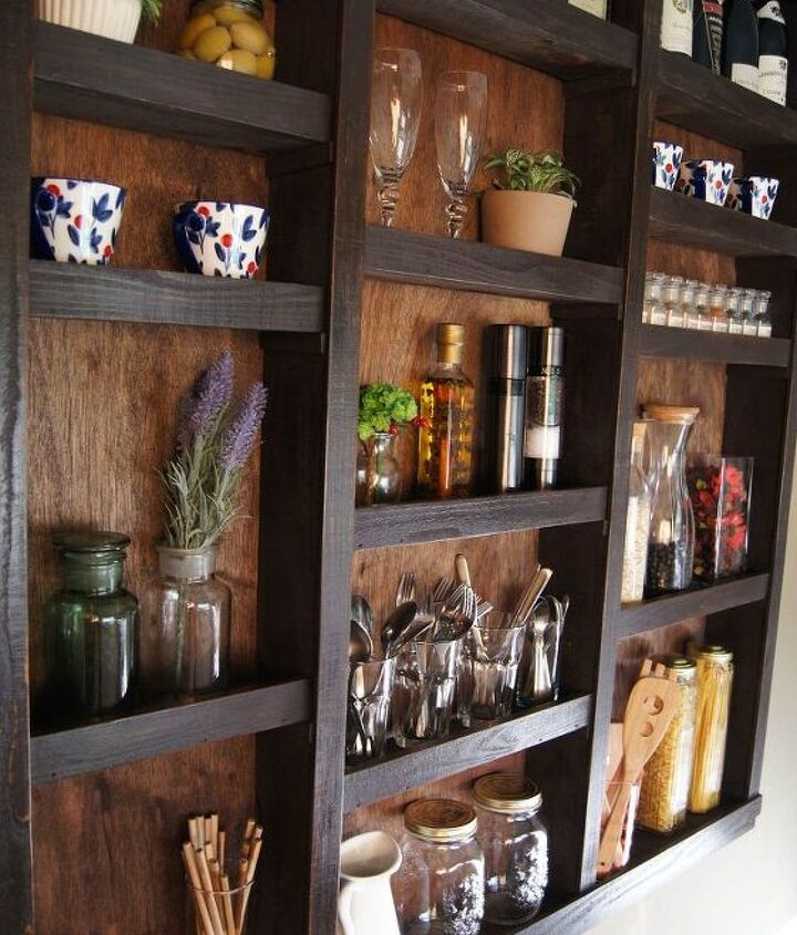 Built-in Kitchen Wall Shelves! Hometalk Built-in Kitchen Wall Shelves! Hometalk