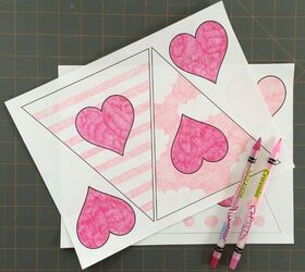 paper valentine banners two ways, crafts, seasonal holiday decor, valentines day ideas