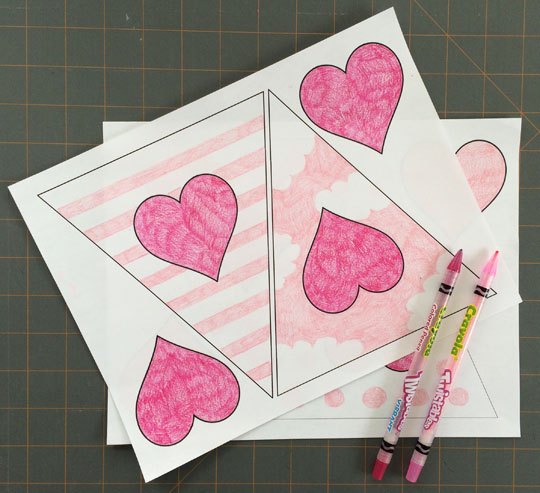 paper valentine banners two ways, crafts, seasonal holiday decor, valentines day ideas