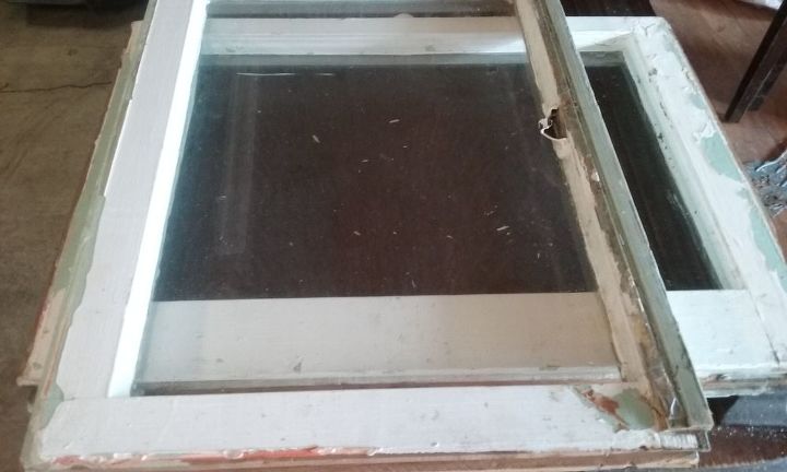 use uma janela antiga para criar uma caixa de lembrana