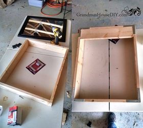 build a hidden jewelry cabinet out of a mirror, repurposing upcycling, storage ideas, woodworking projects