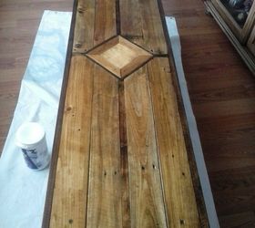 1 pallet 1 4x4 post coffee table