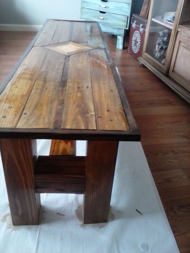 1 Pallet 1 4x4 Post Coffee Table Hometalk