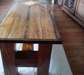 1 pallet 1 4x4 post coffee table
