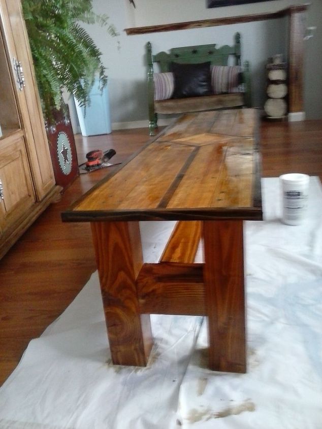 1 Pallet 1 4x4 Post Coffee Table Hometalk