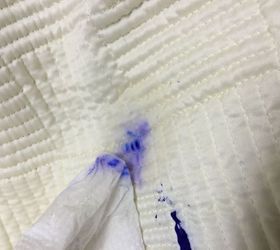 how to clean stained fabric, cleaning tips, reupholster