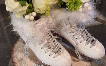 Ice Skate Winter Centerpiece